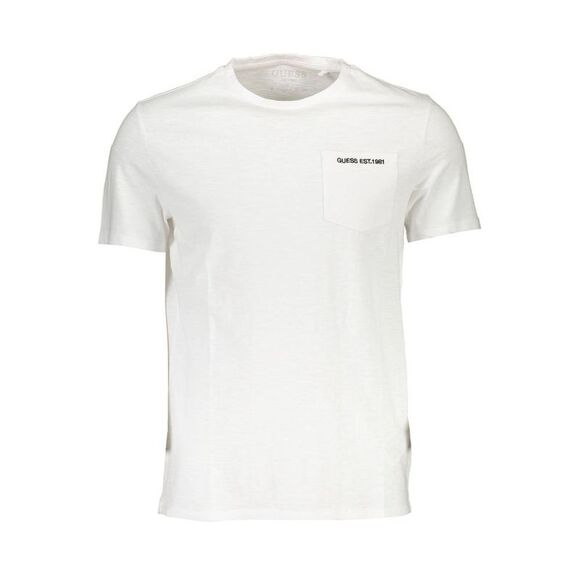 Guess Jeans Bianco Cotton Men's Men's T-Shirt
